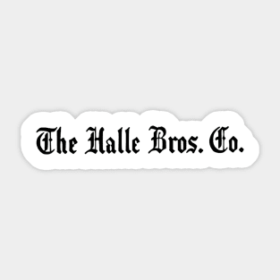 Halle Bros. Department Store. Cleveland, Ohio Sticker